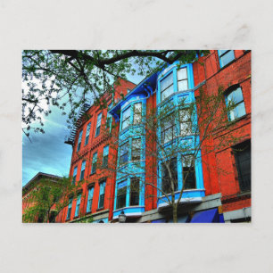 Postal de línea aérea de Portland Maine City