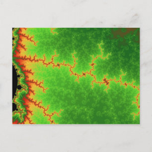 Postal de línea de error verde