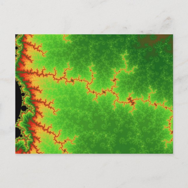 Postal de línea de error verde (Anverso)