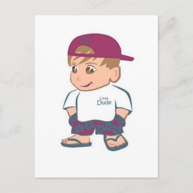 Postal de Little Dude (Anverso)