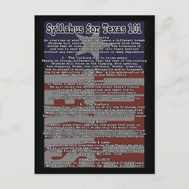 Postal de Little Texas 1.01 (Anverso)