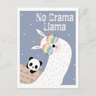Postal de llama de corte