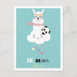 Postal de llama de corte