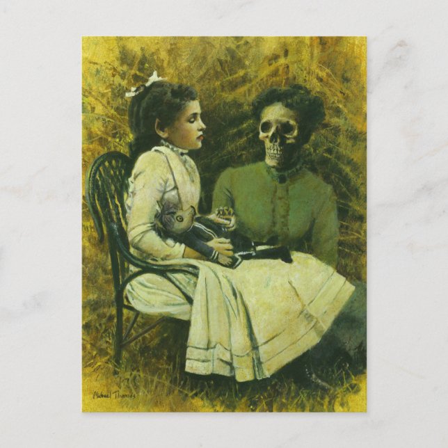 Postal de lobo gótico (Anverso)