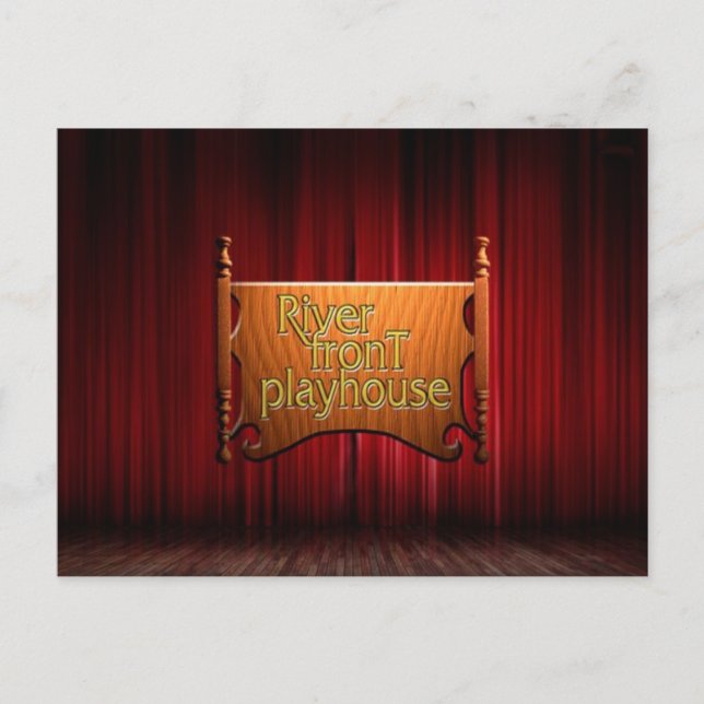 postal de logotipo de lujo (Anverso)