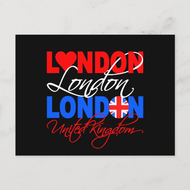Postal de Londres - ¡personalizar! (Anverso)