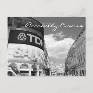 Postal de Londres Piccadilly Circus vintage