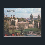 Postal de Londres Vintage<br><div class="desc">Postales de la marca Vintage de Londres, año desconocido</div>