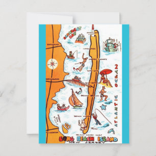 Postal de Long Beach Island NJ