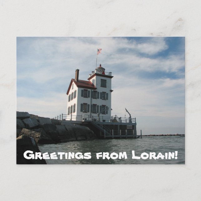 postal de Lorain (Anverso)