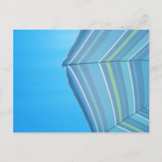 Postal de los azules del paraguas