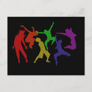 Postal de los bailarines