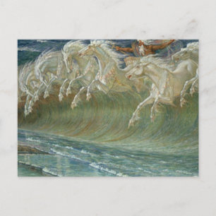Postal de los caballos de Neptuno