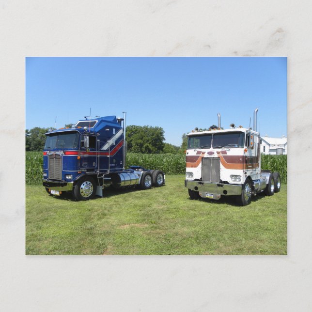 Postal de los Cabovers de Paccar (Anverso)