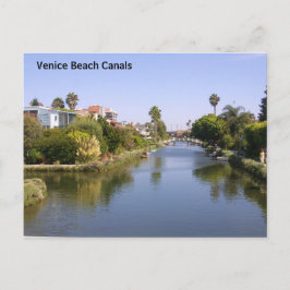 postal de los canales de Venecia