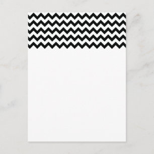 Postal de los Chevrons blancos negros