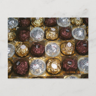 Postal de los chocolates