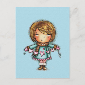 Postal de los corazones de Patty