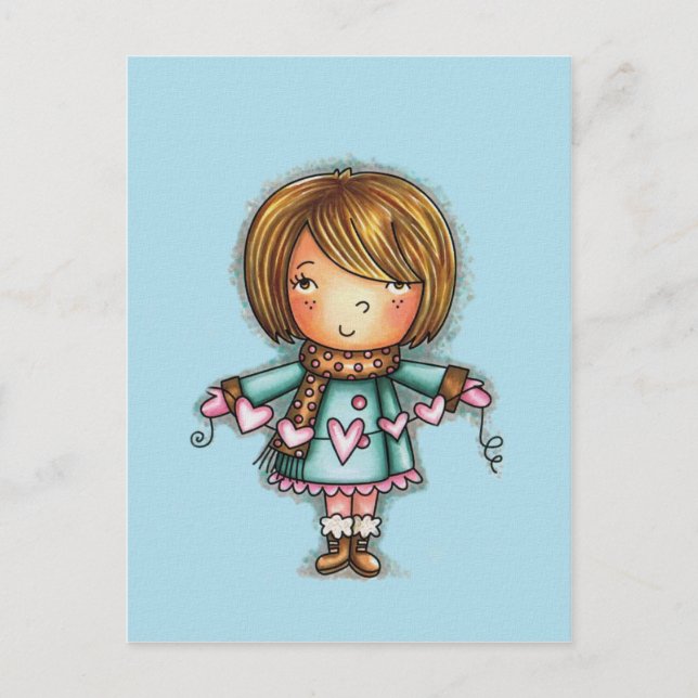 Postal de los corazones de Patty (Anverso)