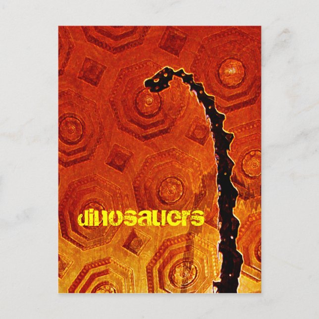 postal de los dinosaurios (Anverso)