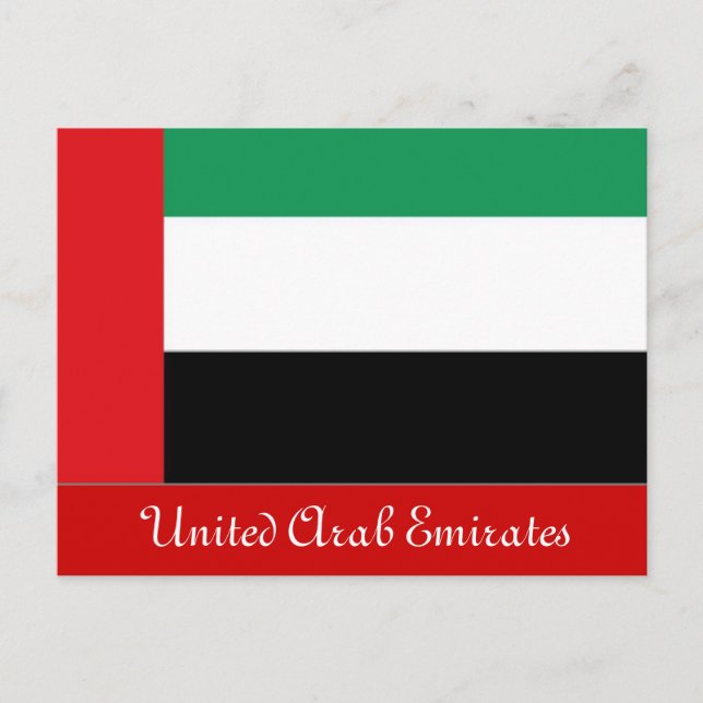 postal de los Emiratos Árabes Unidos (Anverso)