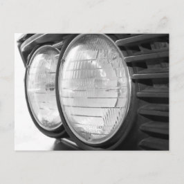 postal de los faros BMW vintage