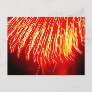 Postal de los fuegos artificiales