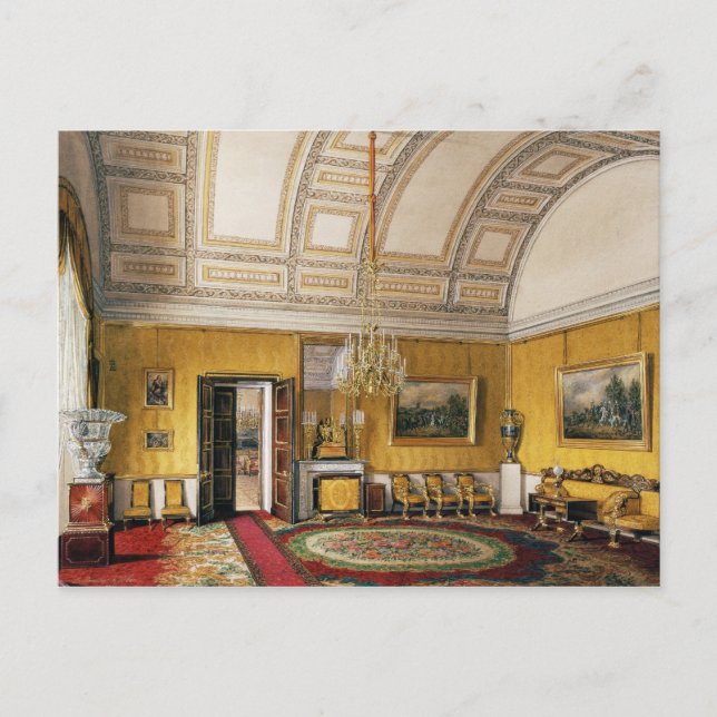 Postal de los interiores del Winter Palace (Anverso)