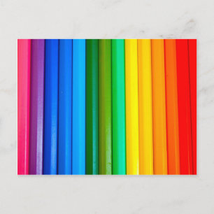 postal de los lápices de colores