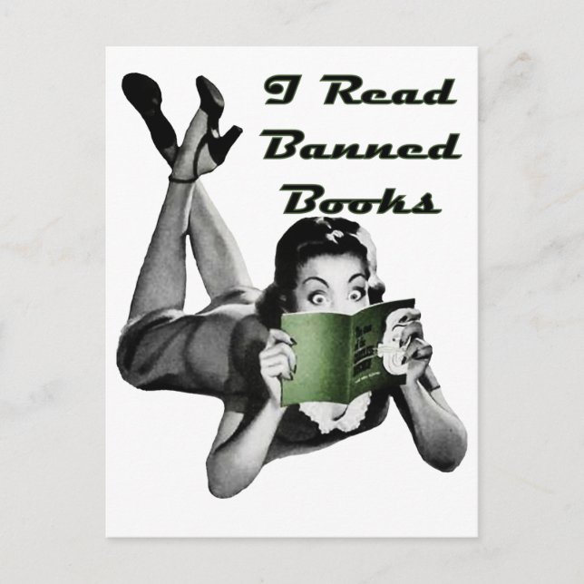 Postal de los libros prohibidos (Anverso)