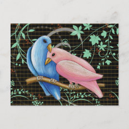Postal de los Lovebirds