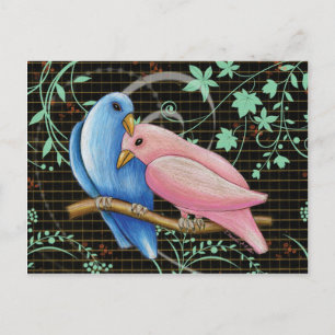 Postal de los Lovebirds