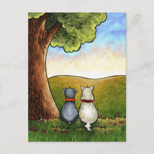 postal de los mejores amigos (Anverso)