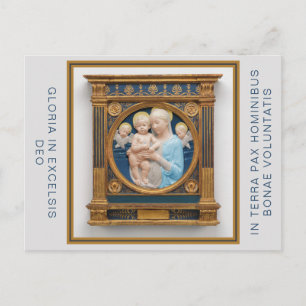 Postal de los Navidades Andrea Della Robbia