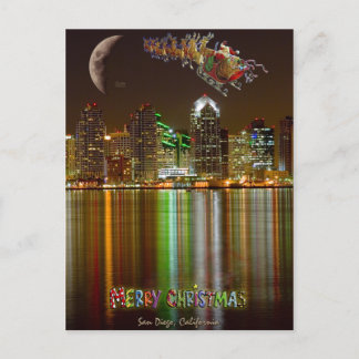 postal de los Navidades de San Diego