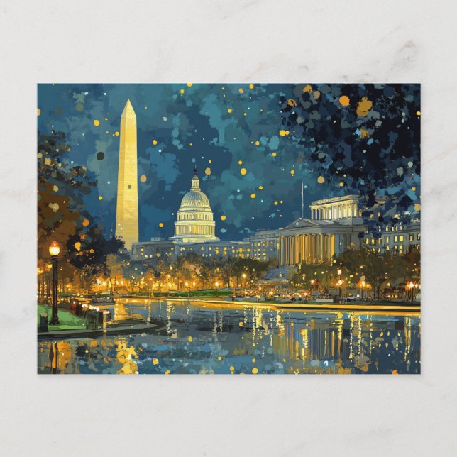 Postal de los Navidades del Capitolio de Estados U (Anverso)