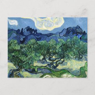 Postal de los olivos Vincent van Gogh | Asombroso