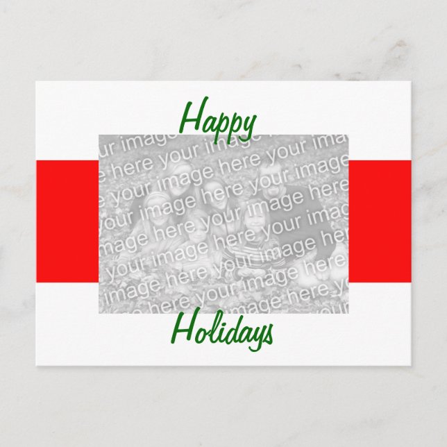 Postal de los saludos de las estaciones (Anverso)