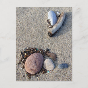 Postal de los tesoros de la playa