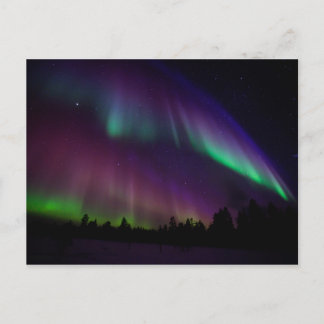 Postal de luces boreales