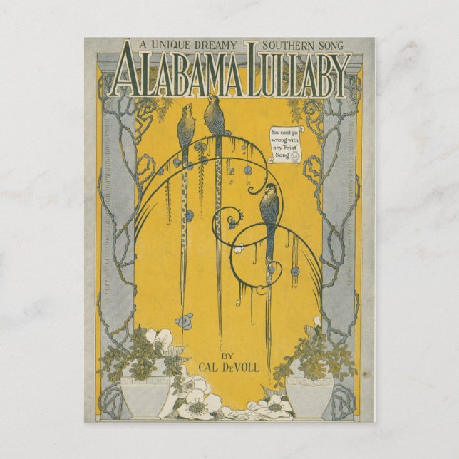 Postal de Lullaby de Alabama (Anverso)
