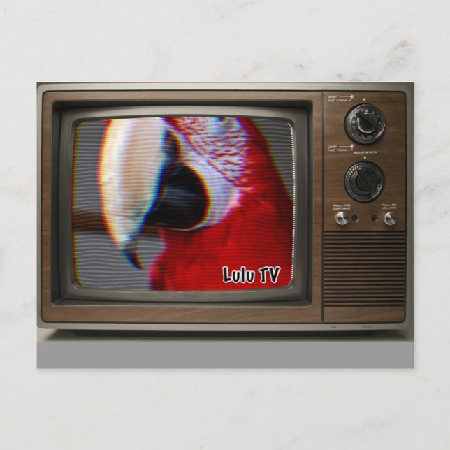 Postal de Lulu TV (Anverso)