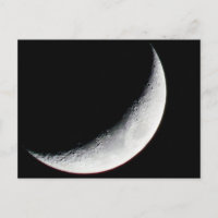Postal de luna creciente
