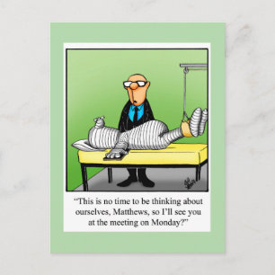 Postal de "Lunes de Reunión" para obtener buen hum