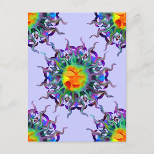 Postal de luz Chakra Sun