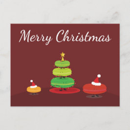 Postal de Macarons el | de las Felices Navidad