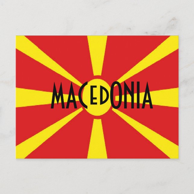 Postal de Macedonia (Anverso)