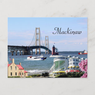 Postal de Mackinaw