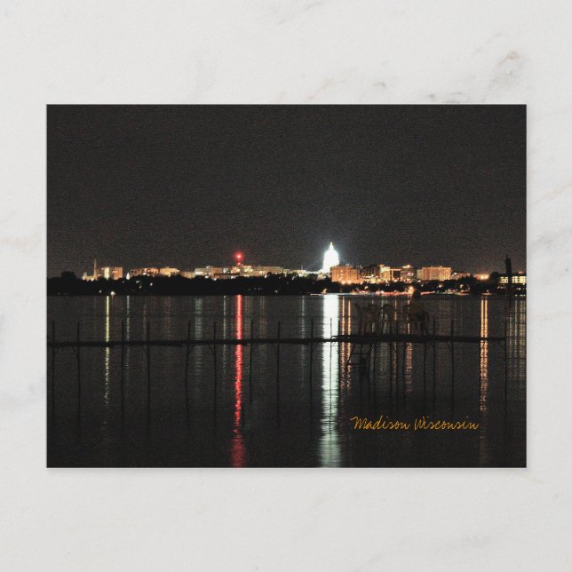 Postal de Madison Wisconsin (Anverso)