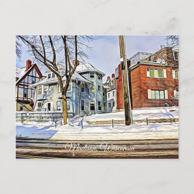 Postal de Madison, Wisconsin (Anverso)